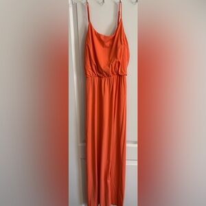 GAP Orange Maxi Dress